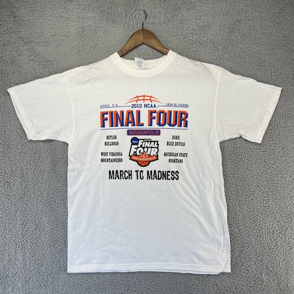 Final Four White March Butler Duke Michigan State Wvu 2010 shirt unisex tee